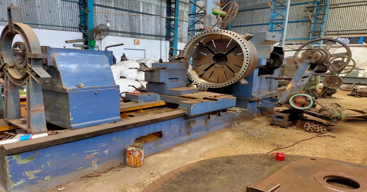 Heavy Lathe Machine Job Works Laxmi Engineering Works